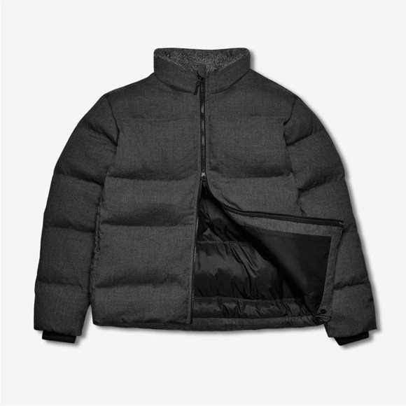 AllBirds Trino Women’s Puffer Coat Charcoal Size Small - Picture 3 of 13